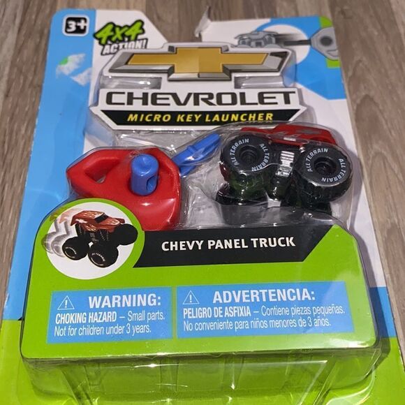 Chevy monster truck Chevrolet 4x4 truck red and blue Easter basket boy stuffer - Picture 5 of 6